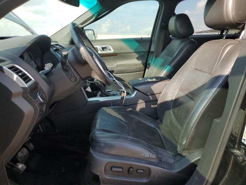 1FM5K7F82EGA59227 - 2014 FORD EXPLORER LIMITED შავი ფოტო 7