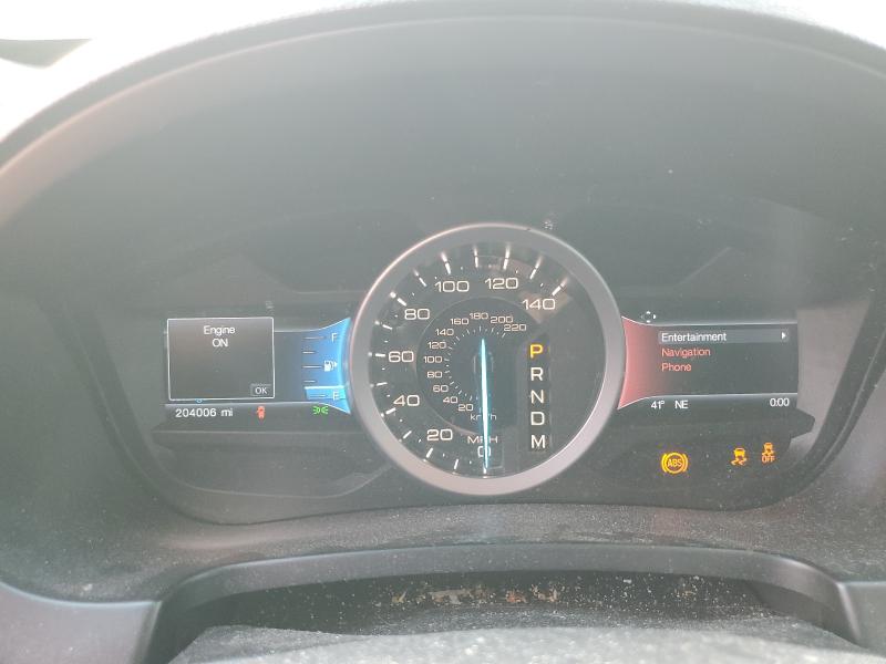 1FM5K7F82EGA59227 - 2014 FORD EXPLORER LIMITED შავი ფოტო 9