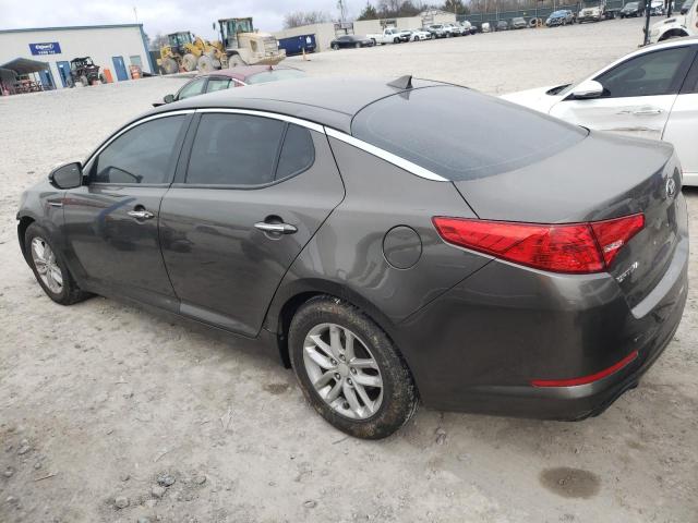 5XXGM4A78DG137391 - 2013 KIA OPTIMA LX GRAY photo 2