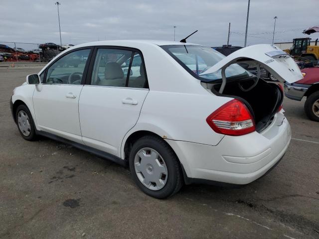 3N1BC11E97L422574 - 2007 NISSAN VERSA S WHITE photo 2