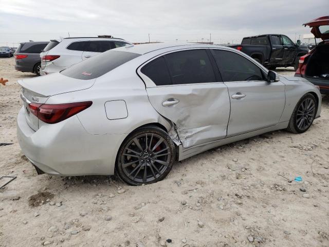 JN1FV7AP5HM850911 - 2017 INFINITI Q50 RED SPORT 400 SILVER photo 3