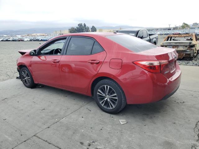 2T1BURHE9JC979848 - 2018 TOYOTA COROLLA L წითელი ფოტო 2