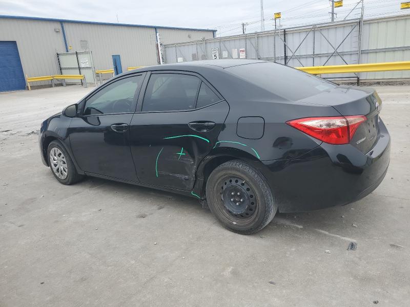 5YFBURHE6KP923223 - 2019 TOYOTA COROLLA L BLACK photo 2