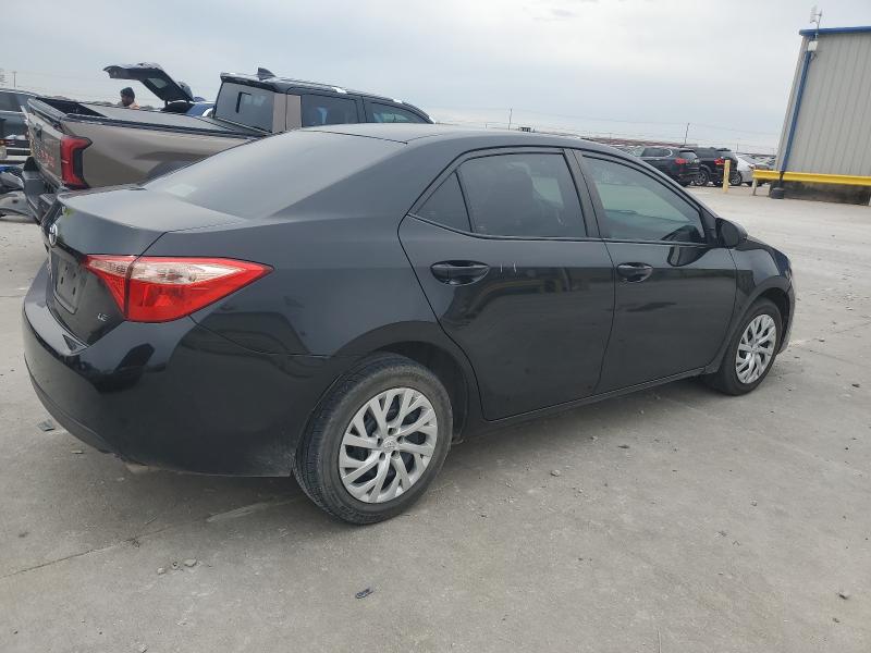 5YFBURHE6KP923223 - 2019 TOYOTA COROLLA L BLACK photo 3