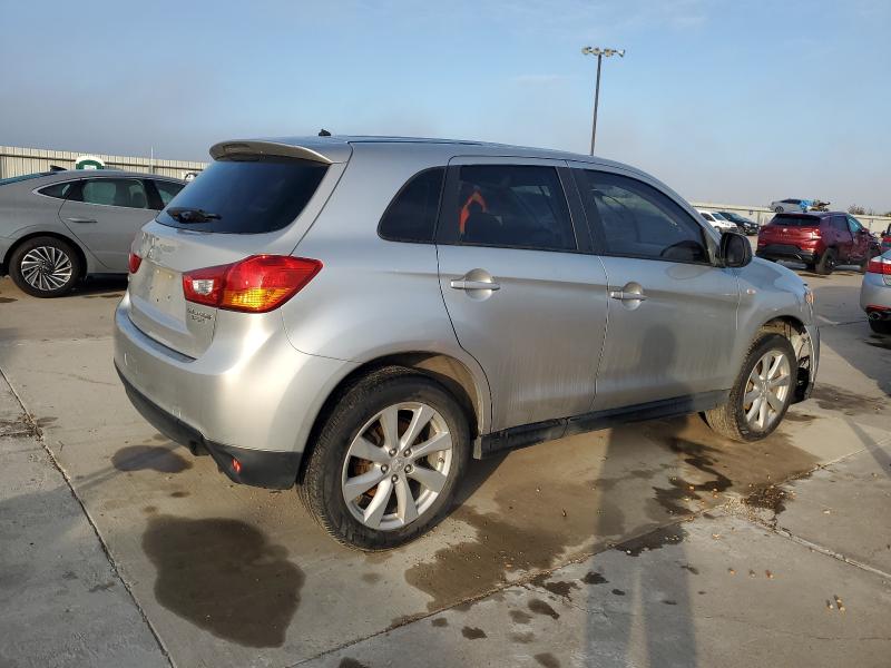 4A4AP3AUXFE007299 - 2015 MITSUBISHI OUTLANDER ES SILVER photo 3