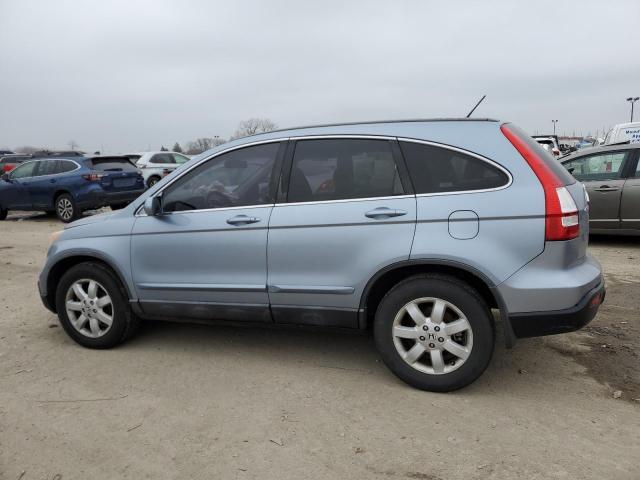 5J6RE487X8L012548 - 2008 HONDA CR-V EXL BLUE photo 2