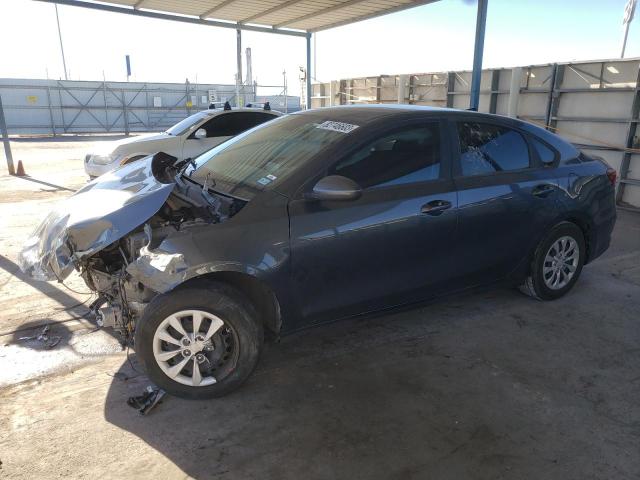 3KPF24AD8ME357565 - 2021 KIA FORTE FE GRAY photo 1