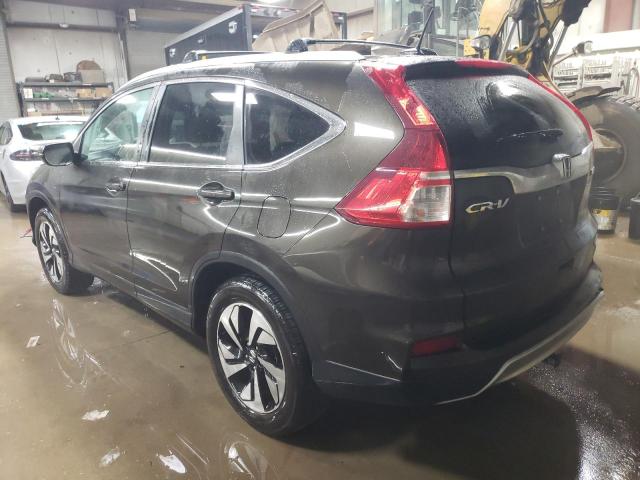 5J6RM4H93FL045134 - 2015 HONDA CR-V TOURING BROWN photo 2