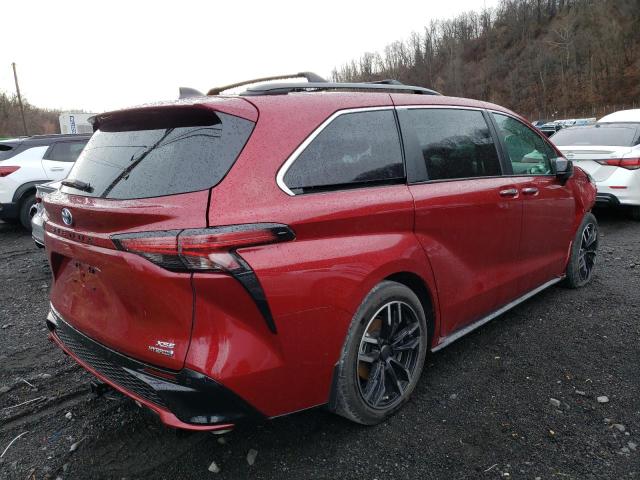 5TDXRKEC0NS080956 - 2022 TOYOTA SIENNA XSE RED photo 3