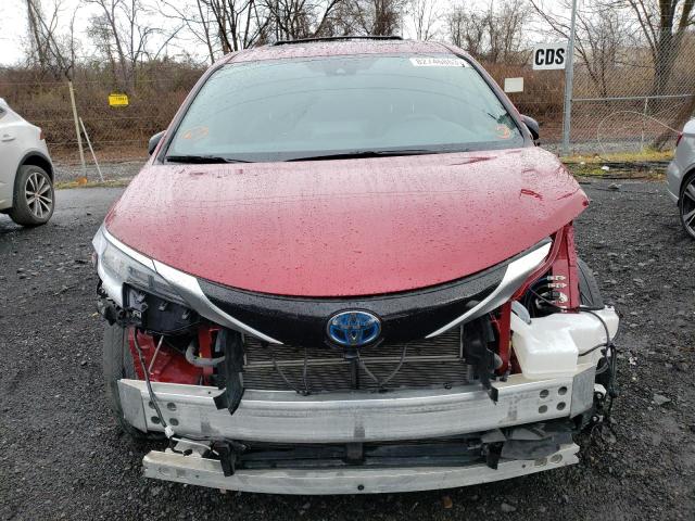 5TDXRKEC0NS080956 - 2022 TOYOTA SIENNA XSE RED photo 5