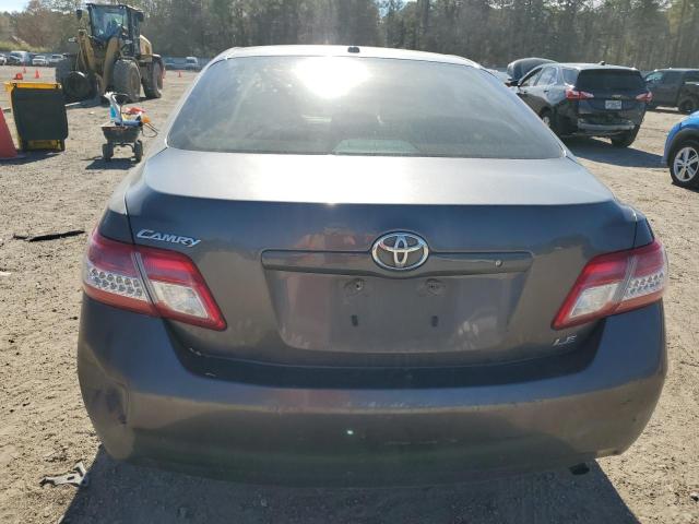 4T4BF3EK1BR202653 - 2011 TOYOTA CAMRY BASE GRAY photo 6