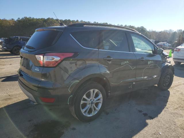 1FMCU0HD2JUD26235 - 2018 FORD ESCAPE SEL GRAY photo 3