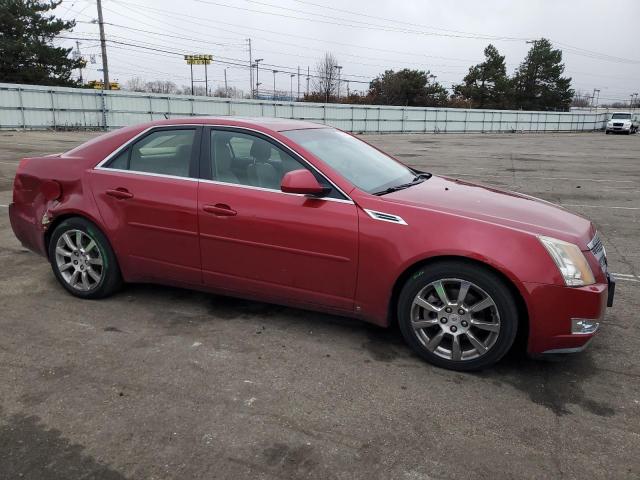 1G6DJ577880196265 - 2008 CADILLAC CTS BURGUNDY photo 4