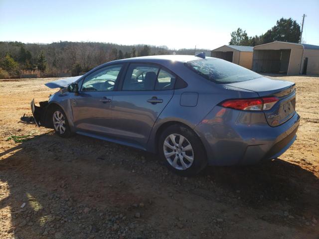 5YFEPMAE2MP243954 - 2021 TOYOTA COROLLA LE BLUE photo 2