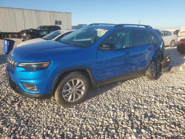 1C4PJMMN8ND528751 - 2022 JEEP CHEROKEE LATITUDE LUX BLUE photo 1