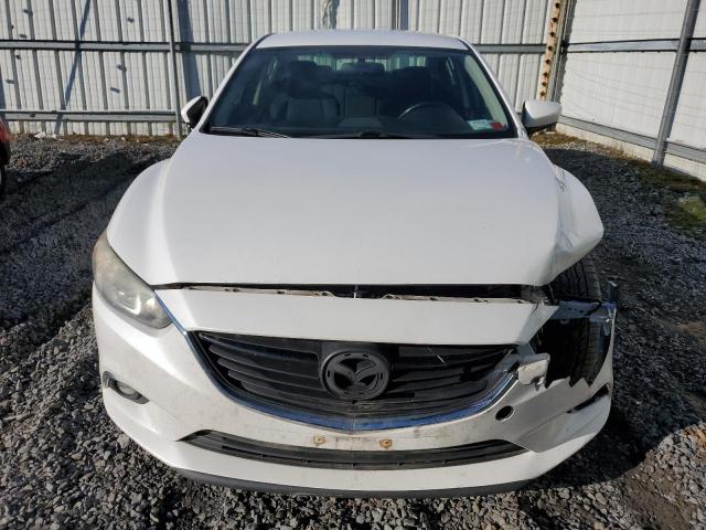 JM1GJ1U63E1130422 - 2014 MAZDA 6 SPORT WHITE photo 5