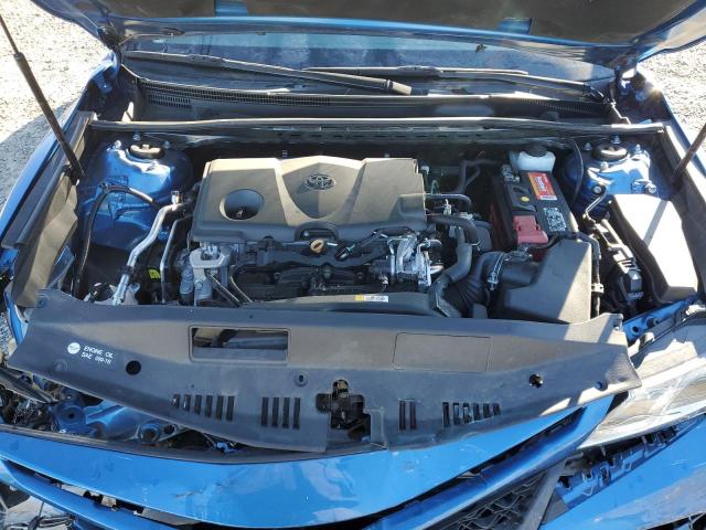 4T1B11HK8KU281148 - 2019 TOYOTA CAMRY L BLUE photo 11