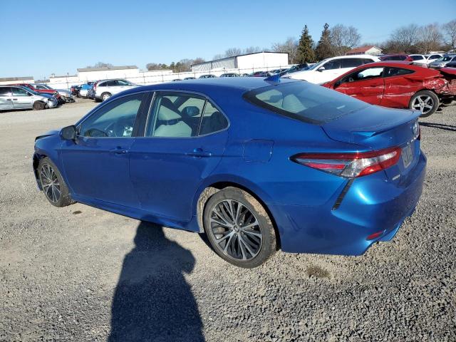 4T1B11HK8KU281148 - 2019 TOYOTA CAMRY L BLUE photo 2