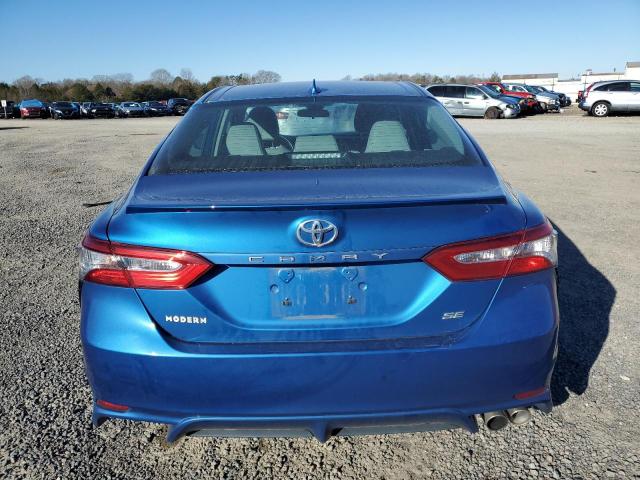 4T1B11HK8KU281148 - 2019 TOYOTA CAMRY L BLUE photo 6