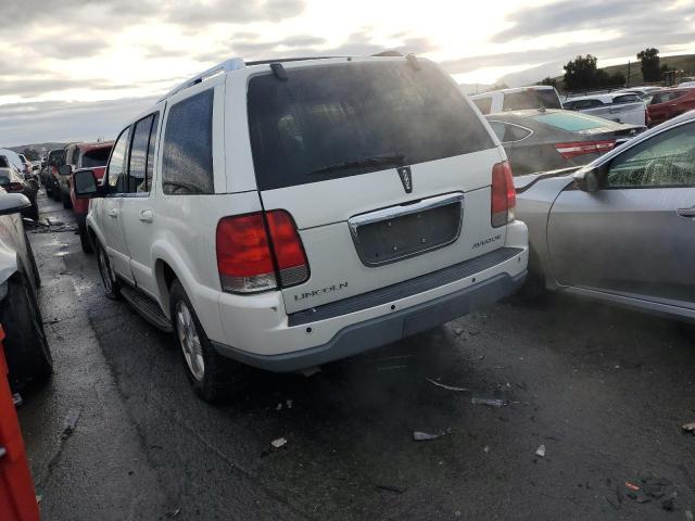 5LMEU78H93ZJ43390 - 2003 LINCOLN AVIATOR WHITE photo 2