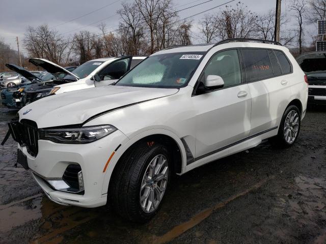 5UXCW2C00M9D87039 - 2021 BMW X7 XDRIVE40I WHITE photo 1