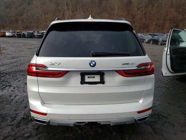 5UXCW2C00M9D87039 - 2021 BMW X7 XDRIVE40I WHITE photo 6