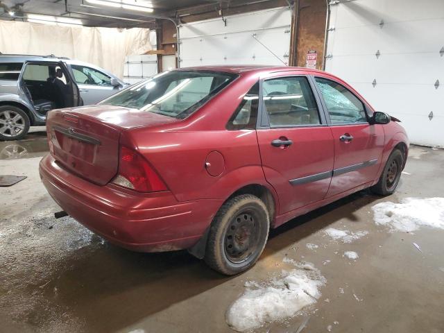 1FAFP33P53W124854 - 2003 FORD FOCUS LX MAROON photo 3