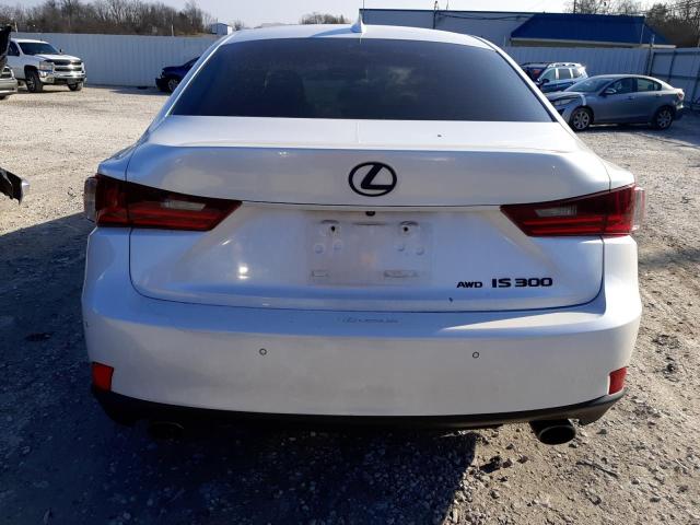 JTHCM1D29G5003560 - 2016 LEXUS IS 300 WHITE photo 6