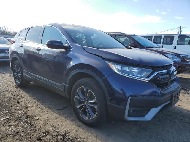 2HKRW2H57LH655216 - 2020 HONDA CR-V EX BLUE photo 4