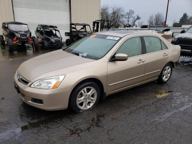 1HGCM56806A166020 - 2006 HONDA ACCORD EX TAN photo 1