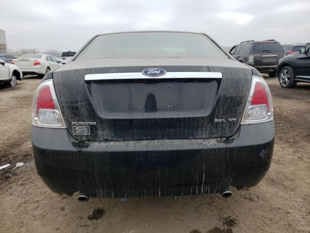 3FAFP08196R206659 - 2006 FORD FUSION SEL BLACK photo 6