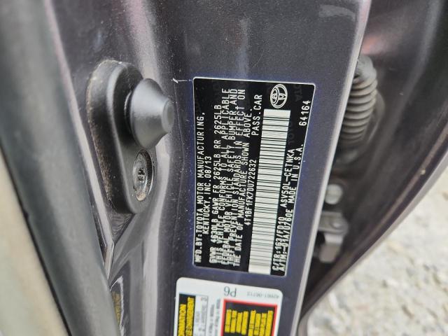 4T1BF1FK7DU722632 - 2013 TOYOTA CAMRY L GRAY photo 12