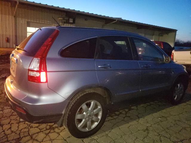 JHLRE48707C078856 - 2007 HONDA CR-V EXL BLUE photo 3