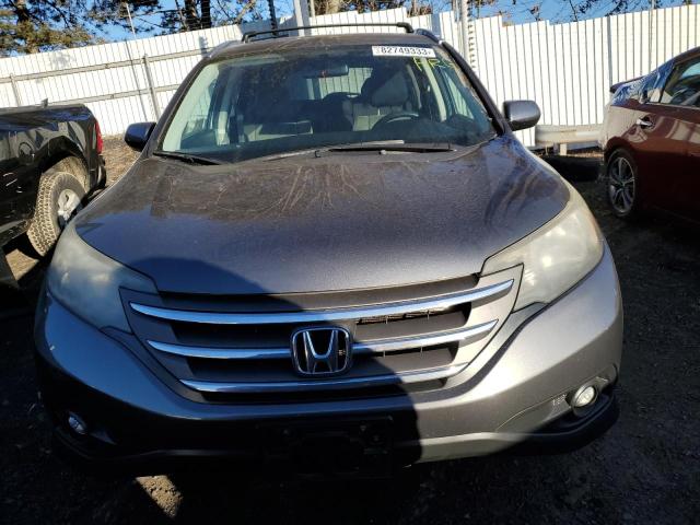 2HKRM4H5XCH624575 - 2012 HONDA CR-V EX GRAY photo 5