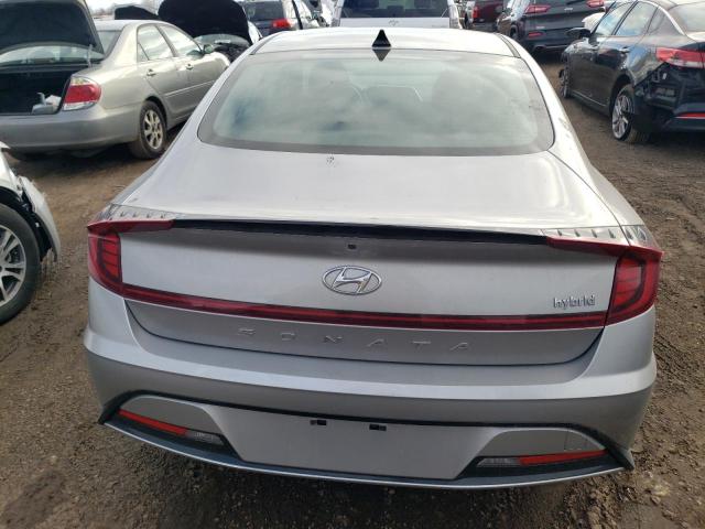 KMHL34JJ9MA031066 - 2021 HYUNDAI SONATA HYBRID SILVER photo 6