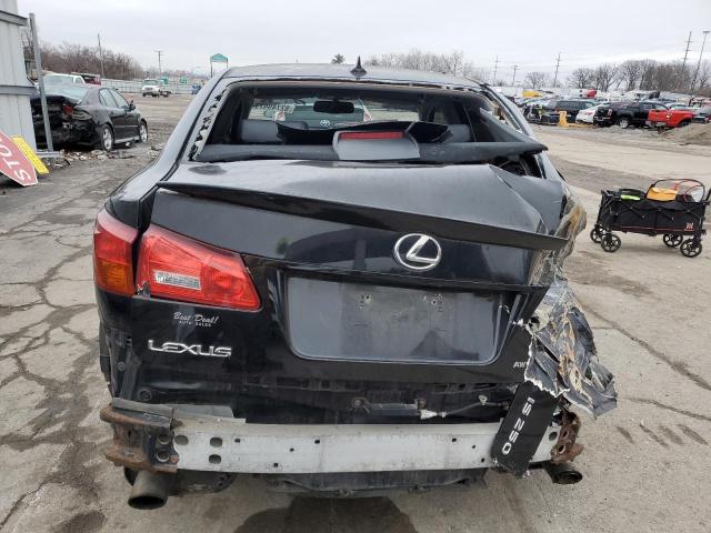 JTHCK262285024230 - 2008 LEXUS IS 250 BLACK photo 6