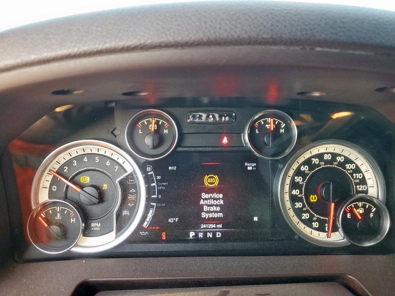 1C6RR6GT2DS628529 - 2013 RAM 1500 SLT BLACK photo 9