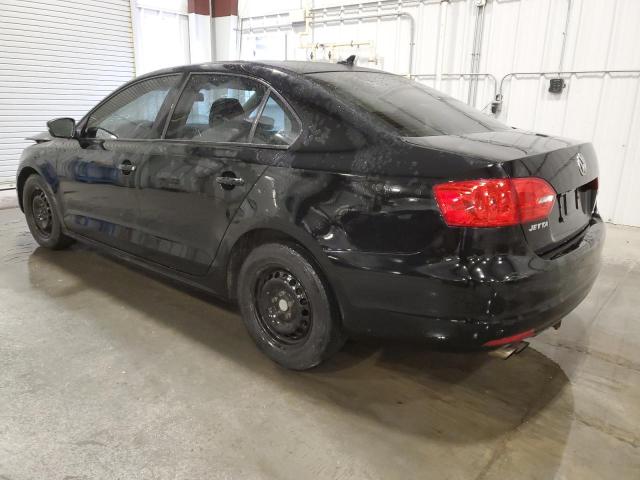 3VWLL7AJXCM462505 - 2012 VOLKSWAGEN JETTA TDI BLACK photo 2