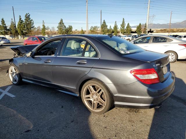 WDDGF5EB1BA416114 - 2011 MERCEDES-BENZ C 300 GRAY photo 2