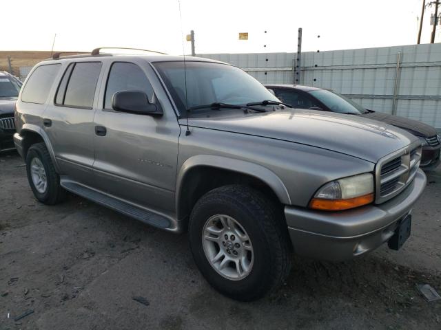 1B4HS28NX1F534353 - 2001 DODGE DURANGO GRAY photo 4