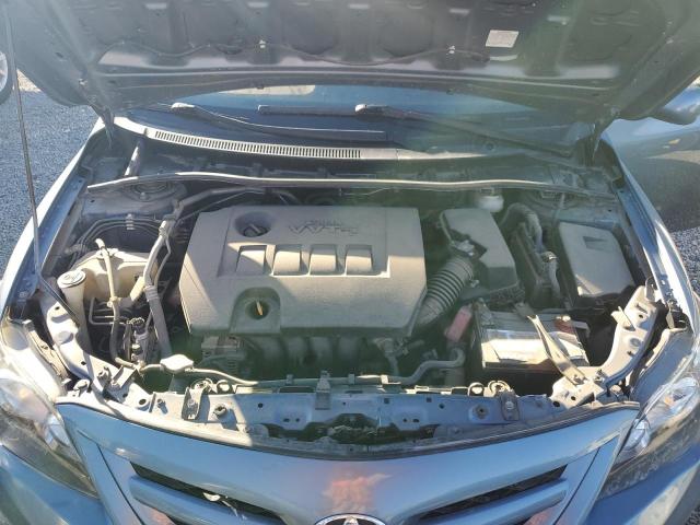 5YFBU4EE0DP116559 - 2013 TOYOTA COROLLA BASE Niebieski zdjęcie 11