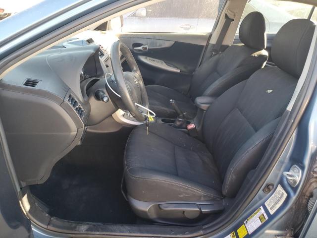 5YFBU4EE0DP116559 - 2013 TOYOTA COROLLA BASE Niebieski zdjęcie 7