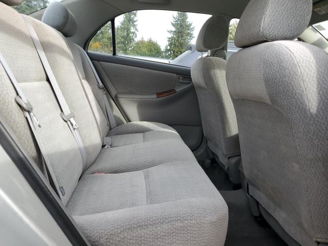 1NXBR38E44Z252831 - 2004 TOYOTA COROLLA CE ვერცხლისფერი ფოტო 10