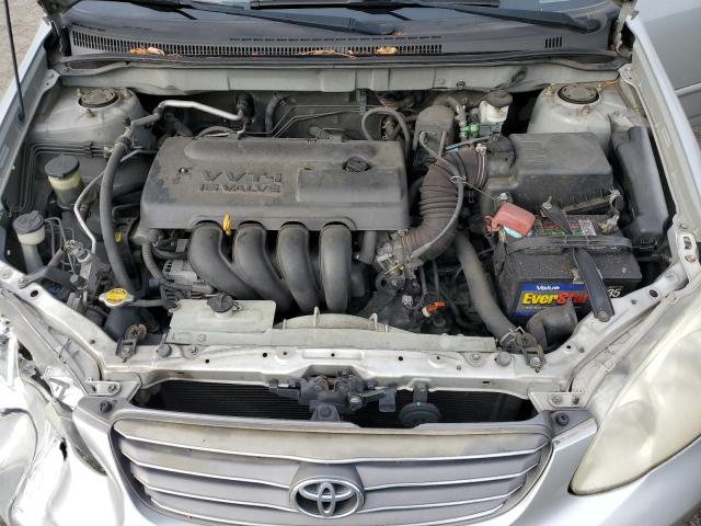 1NXBR38E44Z252831 - 2004 TOYOTA COROLLA CE ვერცხლისფერი ფოტო 11