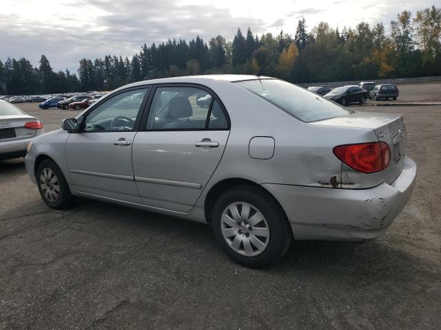 1NXBR38E44Z252831 - 2004 TOYOTA COROLLA CE ვერცხლისფერი ფოტო 2