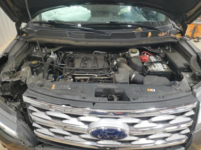 1FM5K7F84KGA11157 - 2019 FORD EXPLORER LIMITED رمادي صورة 12