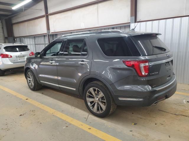 1FM5K7F84KGA11157 - 2019 FORD EXPLORER LIMITED رمادي صورة 2