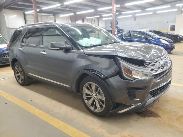 1FM5K7F84KGA11157 - 2019 FORD EXPLORER LIMITED رمادي صورة 4