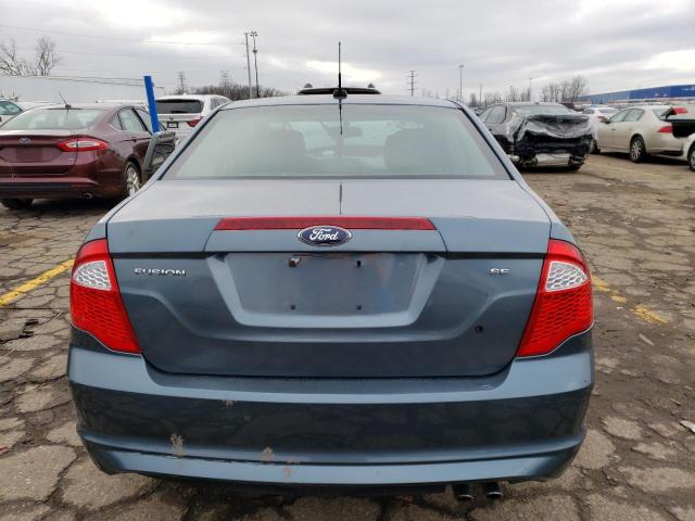 3FAHP0HA4BR279229 - 2011 FORD FUSION SE BLUE photo 6