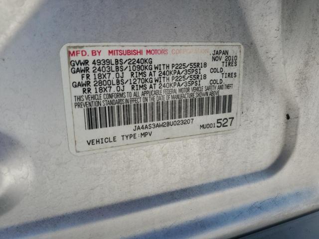 JA4AS3AW2BU023207 - 2011 MITSUBISHI OUTLANDER SE SILVER photo 14